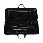 Flamix Pro Izgara Çevirme Makinesi (Çantalı Set) – Mangal & Barbekü Uyumlu  FLM-003 - Görsel 2
